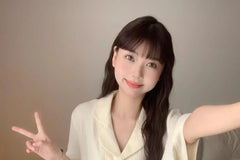 Pajama Set: Short-Sleeve Plain Shirt + Shorts