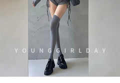 Long-Sleeve Plain Hooded Drawstring Romper
