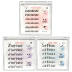Glue Free Eyelashes Gorgeous Fairy F1 with Eyelash Applicator 5pcs Bundle Set