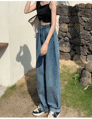 High Waist Loose Fit Jeans