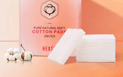 Pure Natural Soft Cotton Pads 200pcs