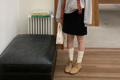Striped Knit Scarf