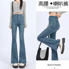 Maternity High Rise Washed Bootcut Jeans