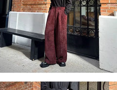 Mid Rise Wide Leg Pants