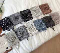 Polka Dot Narrow Scarf