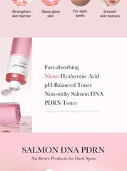 PDRN Pink Cica Soothing Toner 2pcs Bundle Set
