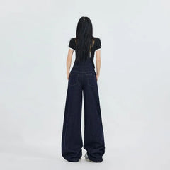 Baggy Denim Jumper Pants (Various Designs)