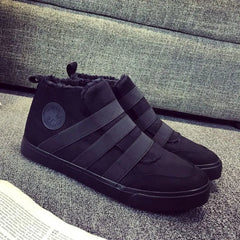 Platform Panel Fleece-Lined Faux Suede Slip Ons