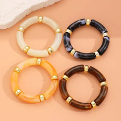 Beaded Alloy Bangle