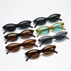 Translucent Oval Sunglasses