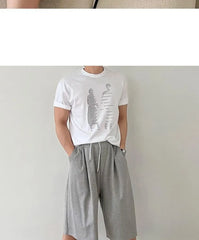 Drawstring-Waist Cotton Jorts