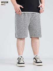 Elastic Waist Speckle Shorts