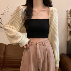 Plain Bolero Cardigan