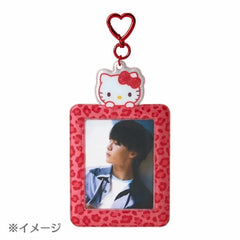 Hello Kitty / Charmmy Kitty Leopard Pattern PVC Photo Card Holder Bag Charm