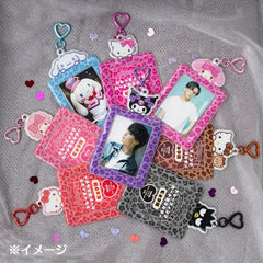 Hello Kitty / Charmmy Kitty Leopard Pattern PVC Photo Card Holder Bag Charm