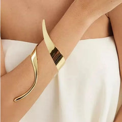 Plain Spiral Warp Around Alloy Open Ring / Open Bangle / Drop Earring