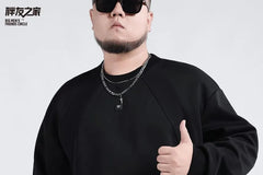 Crew Neck Plain Sweatshirt