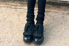 Ruffled Platform Sneakers