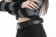 High Waist Plain Skort