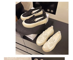 Platform Lace Slip-Ons