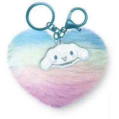 Sanrio Character Heart Shape Fur Bag Charm