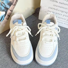 Two-Tone Platform Sneakers