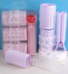 Set of 4: Hair Roller + Volumizing Hair Clip