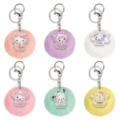 Sanrio Fur Ball Bag Charm Blind Box