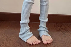 Plain Knit Over-The-Knee Leg Warmers