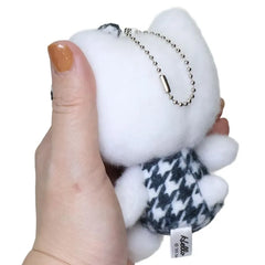 Sanrio Hello Kitty Houndstooth Series Plush Bag Charm