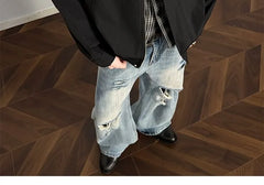 Mock Two-Piece Collared Plaid Panel Zip-Up Jacket