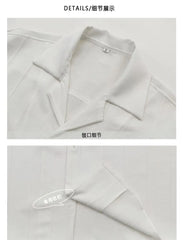 Short-Sleeve Ribbed Shirt