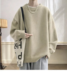 Crew Neck Plain Sweater