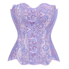 Jacquard Crop Corset Tube Top