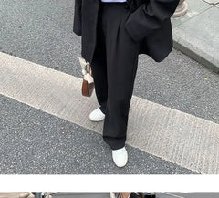 Unisex Straight-Leg Dress Pants