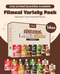 FLIMEAL Protein Shake Variety Pack 2pcs Bundle Set