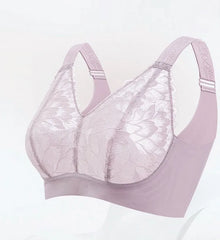 [90C - 120G] Plus Size Lace Wireless Bra