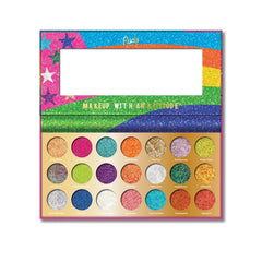 United Shades of Glitter - 21 Pressed Glitter Eyeshadow Palette