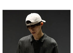 Short-Sleeve Plain Knit Polo Shirt