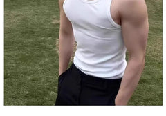 Scoop Neck Plain Tank Top