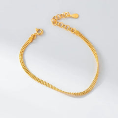 925 Sterling Silver Bead Chain Bracelet