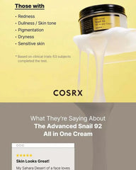 Advanced Snail 92 All In One Cream 2pcs Bundle Set