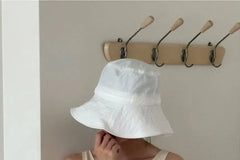 Plain Lace-Up Bucket Hat