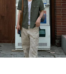 Washed Short-Sleeve Shirt