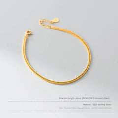 925 Sterling Silver Snakebone Bracelet