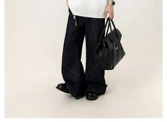 Mock Two-Piece Loose Polo Shirt