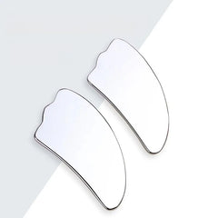 Polished Stainless Steel Massage Scraping Tool (Various Designs)