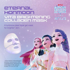 Bundle: Kpop Demon Hunters Vita Brightening Collagen Mask + Ceramide Barrier Collagen Mask