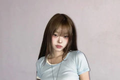 Short-Sleeve Plain T-Shirt