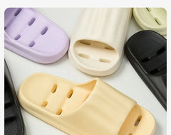 Plain Perforated Bathroom Slippers